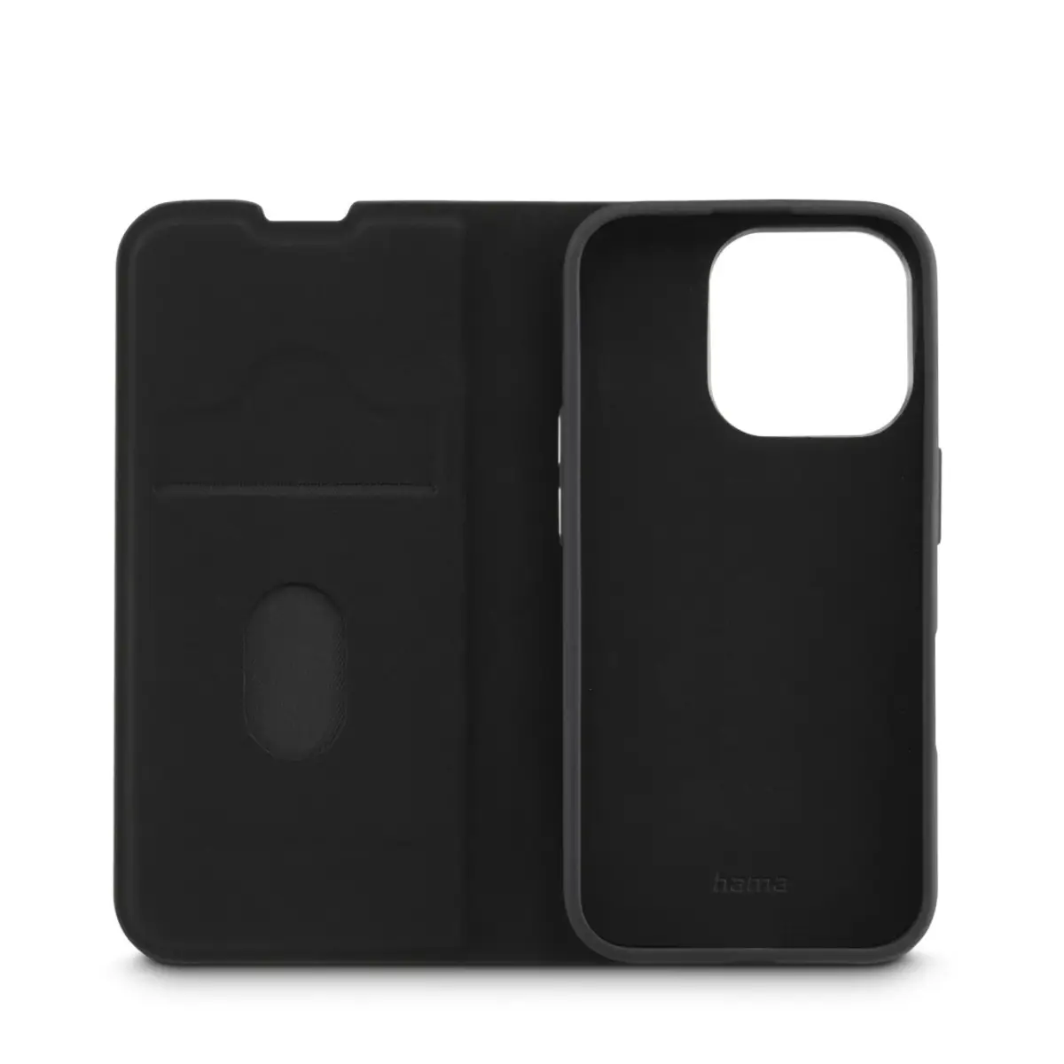 Handytasche "Eco Premium" 15,5 cm 6.1" für Apple iPhone 16 Schwarz