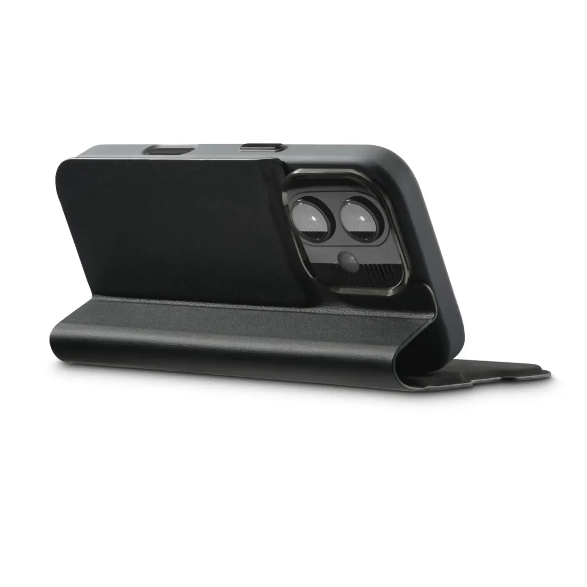 Handytasche "Eco Premium" 15,5 cm 6.1" für Apple iPhone 16 Schwarz