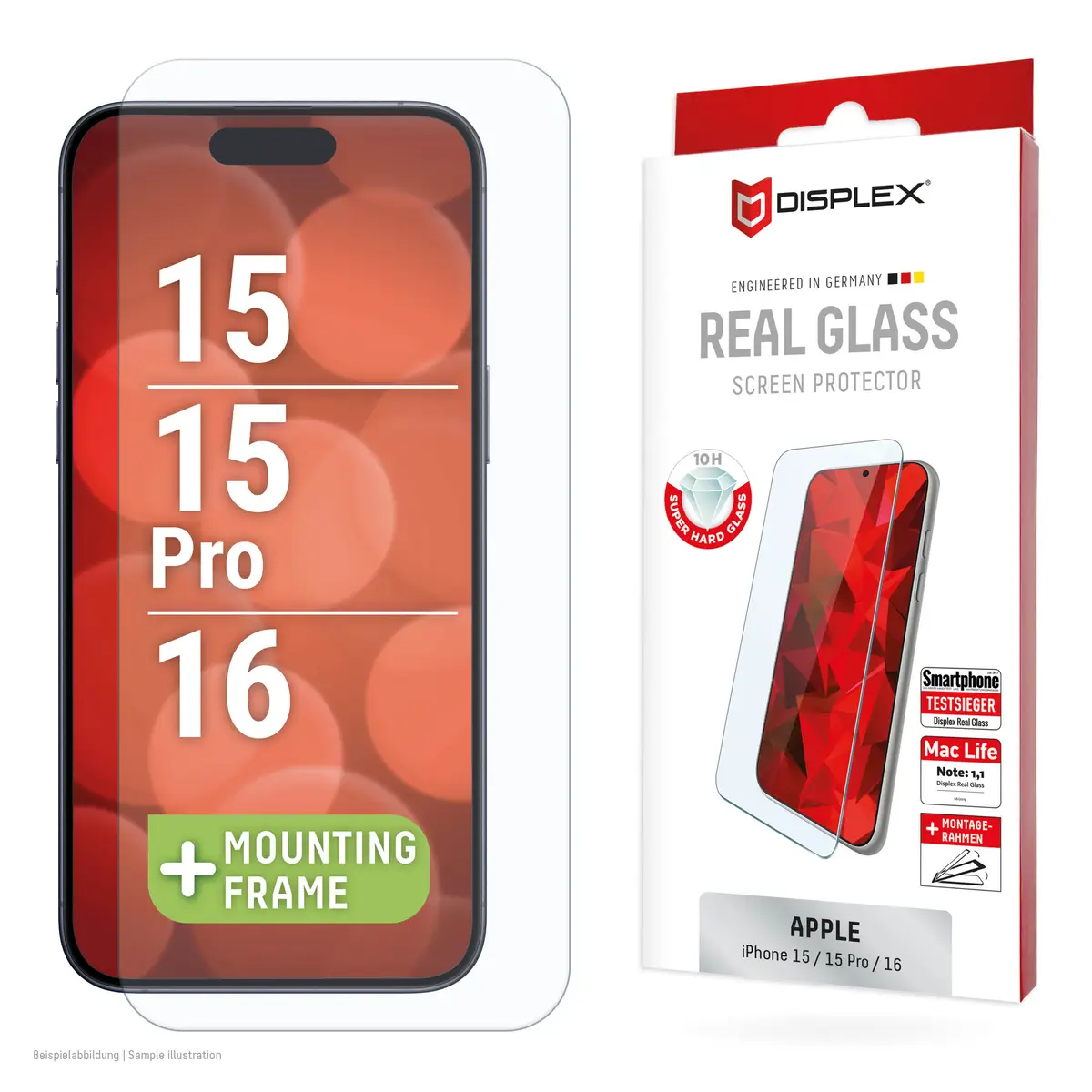 DISPLEX Real Glass iPhone 16