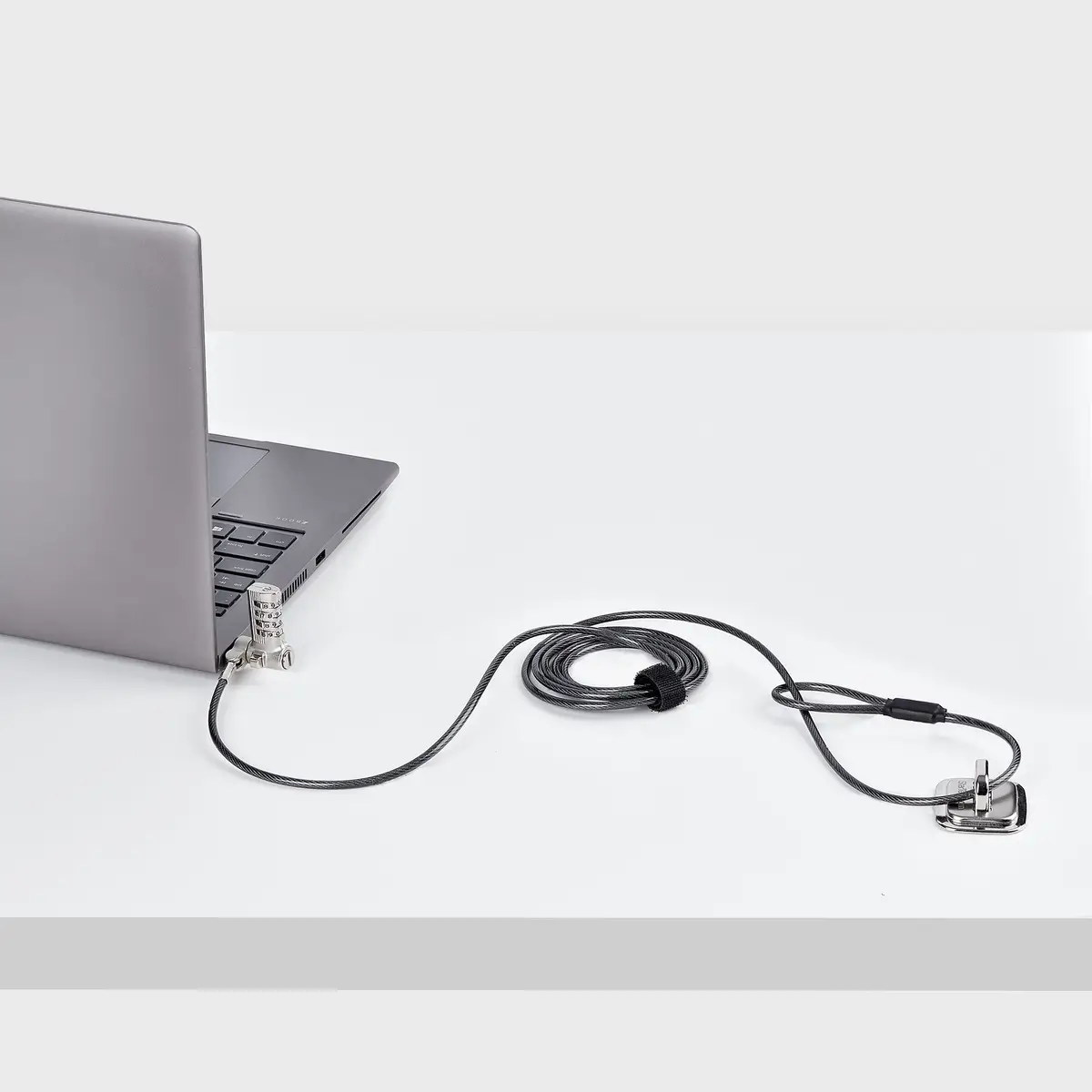 Universal 3-in-1 Laptopschloss 2 m mit Zahlenschloss Kabelschloss für Noble Wedge/Nano/K-Slot Laptops Kombinationsschloss Laptop Diebstahlschutz Sicherheitsschloss Notebookschloss