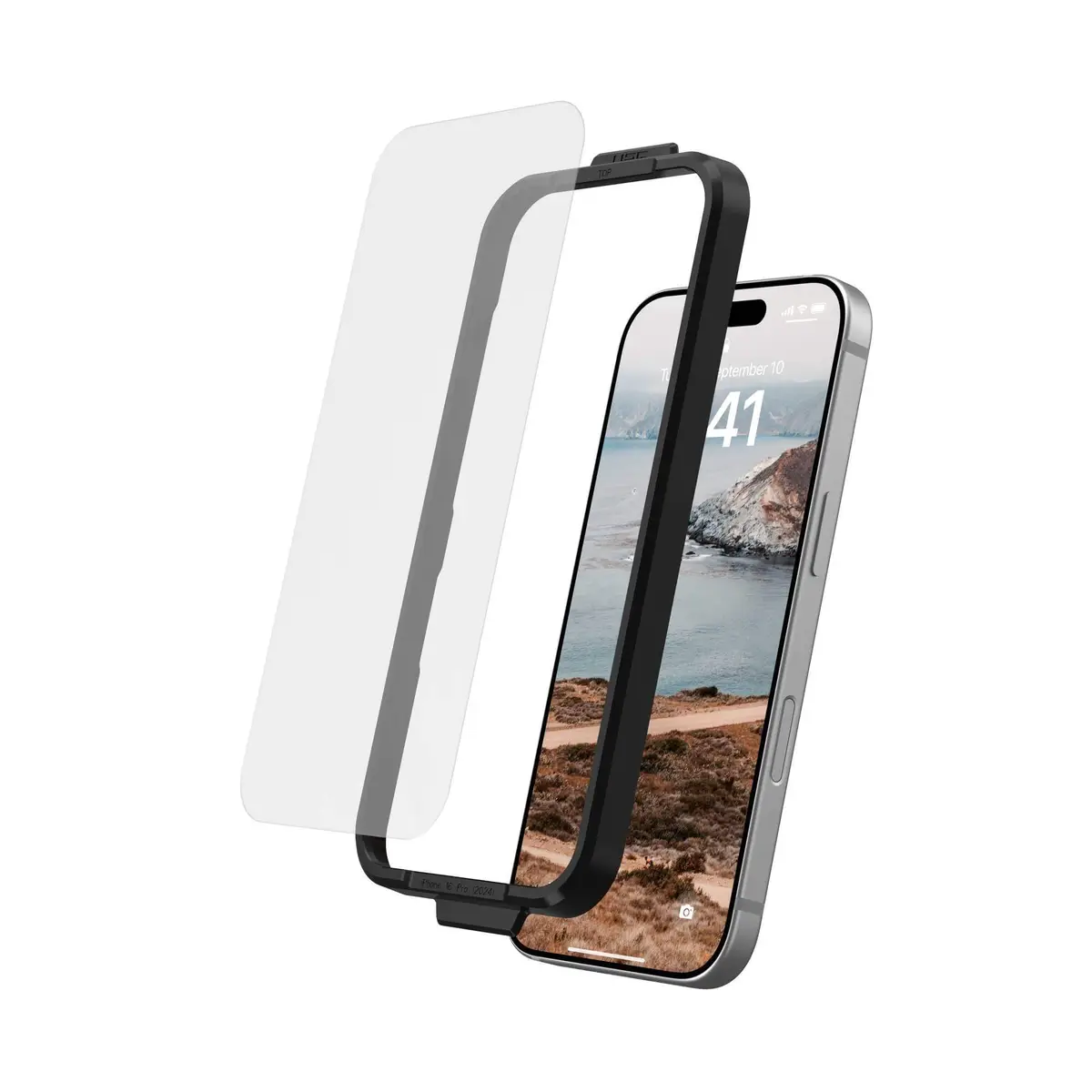 Urban Armor Gear Tempered Glass Displayschutz Apple iPhone 16 Pro