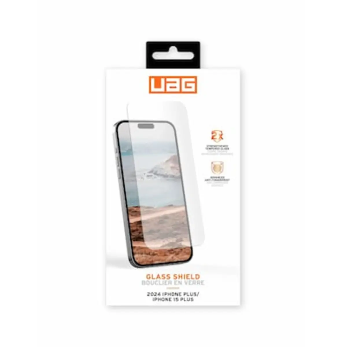 Tempered Glass Displayschutz Apple iPhone 16 Plus/15 Plus