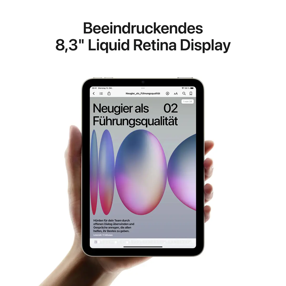 iPad mini (2024) 8,3" 256GB WiFi + Cellular spacegrau