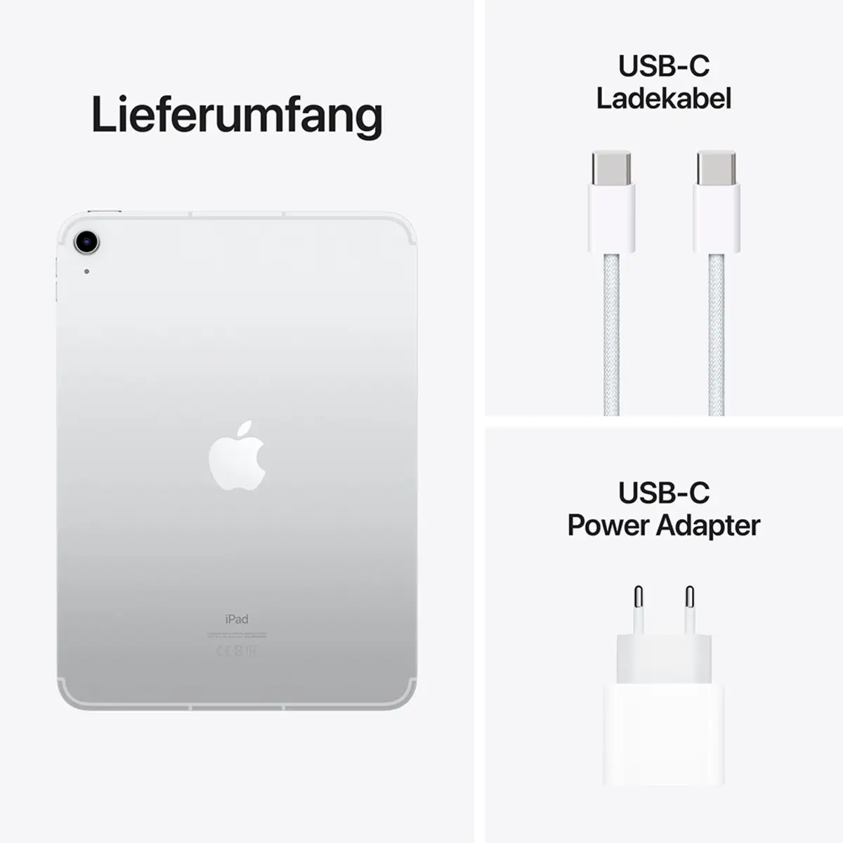 iPad (2024) 10,9" 64GB WiFi+Cellular silber