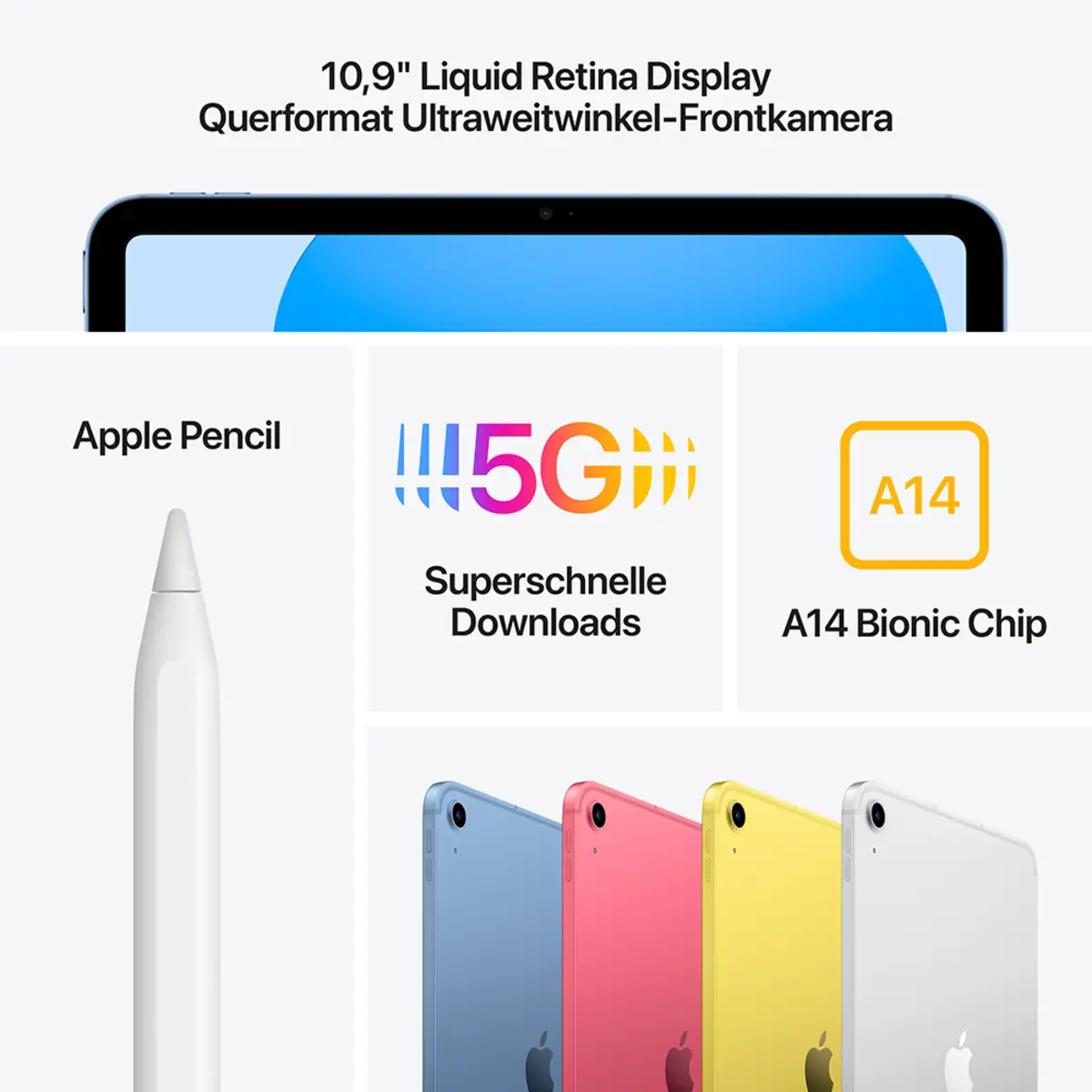 iPad (2024) 10,9" 256GB WiFi+Cellular pink
