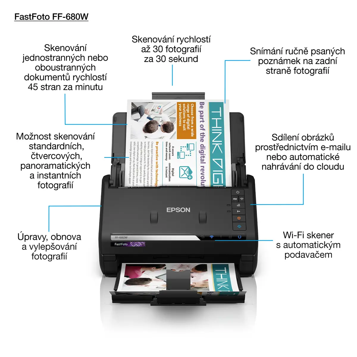 FastFoto FF-680WDokumentenscanner