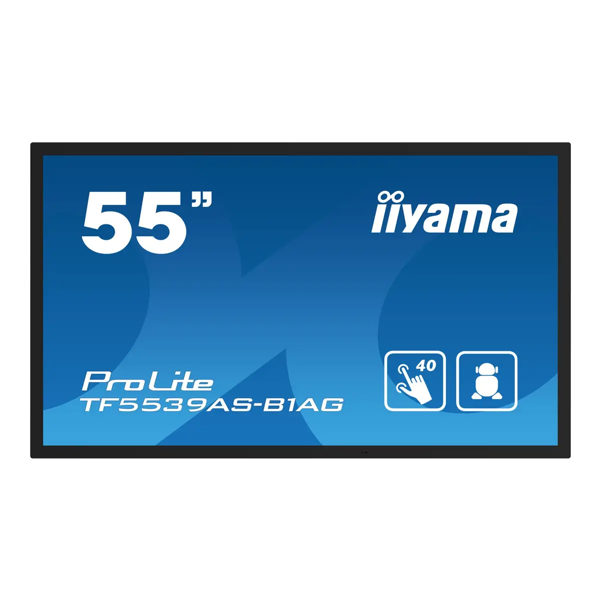 TF5539AS-B1AG 138,7cm (54,6") Digital Signage 3840x2160 Pixel 500cd/m² 1200:1 8ms