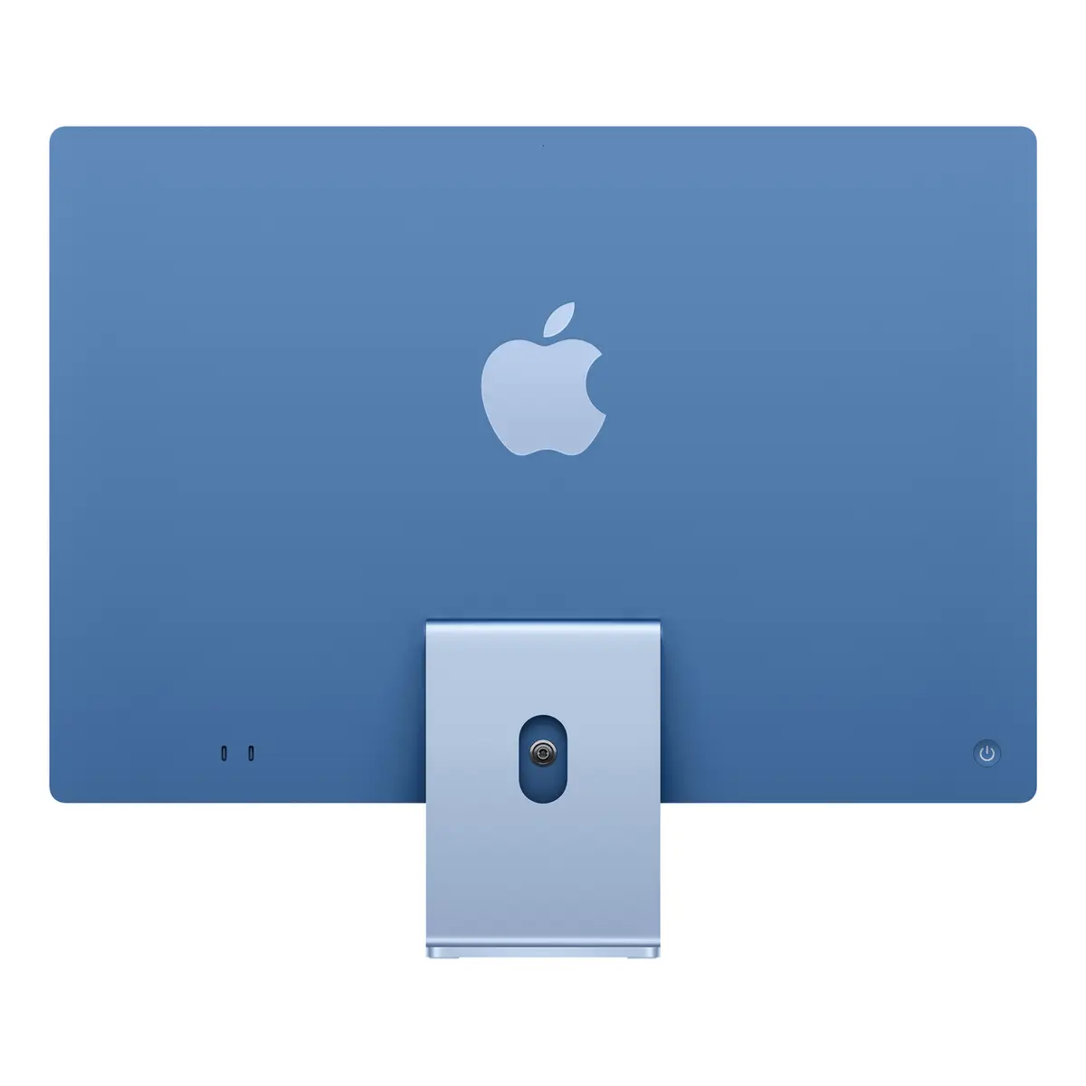 iMac blau mit Retina 4.5k Display Standardglas Apple M4 8C61cm (24") 24GB RAM 256GB SSD Gigabit Ethernet Magic Mouse 2 + Magic Keyboard Deutsch