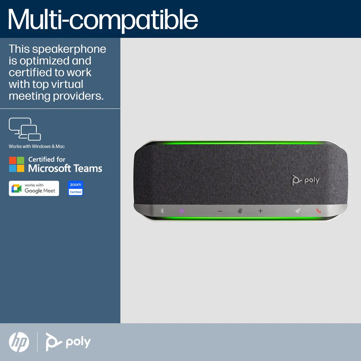 Poly Sync 40-M Freisprecheinrichtung USB-A/USB-C/Bluetooth