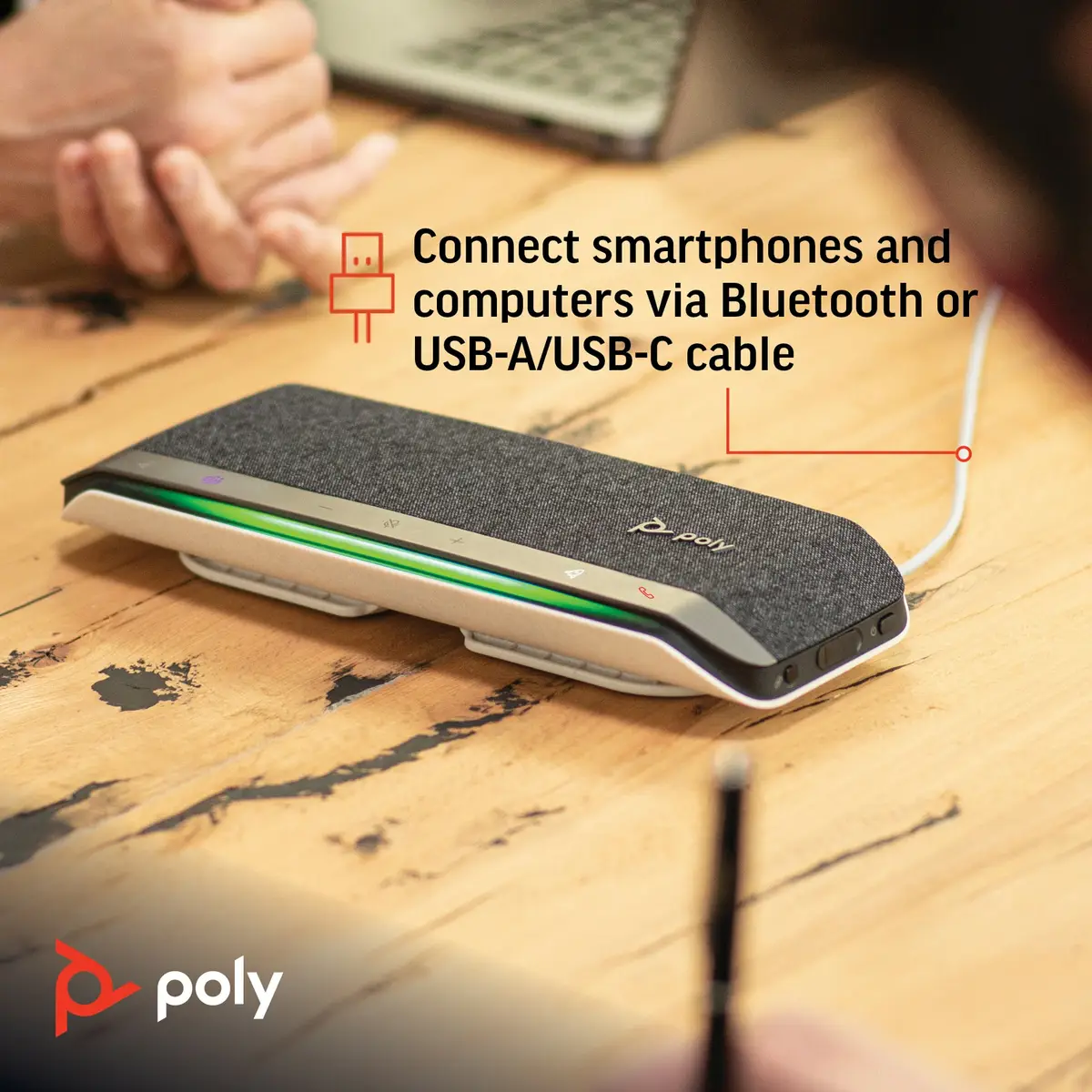 Poly Sync 40-M Freisprecheinrichtung USB-A/USB-C/Bluetooth