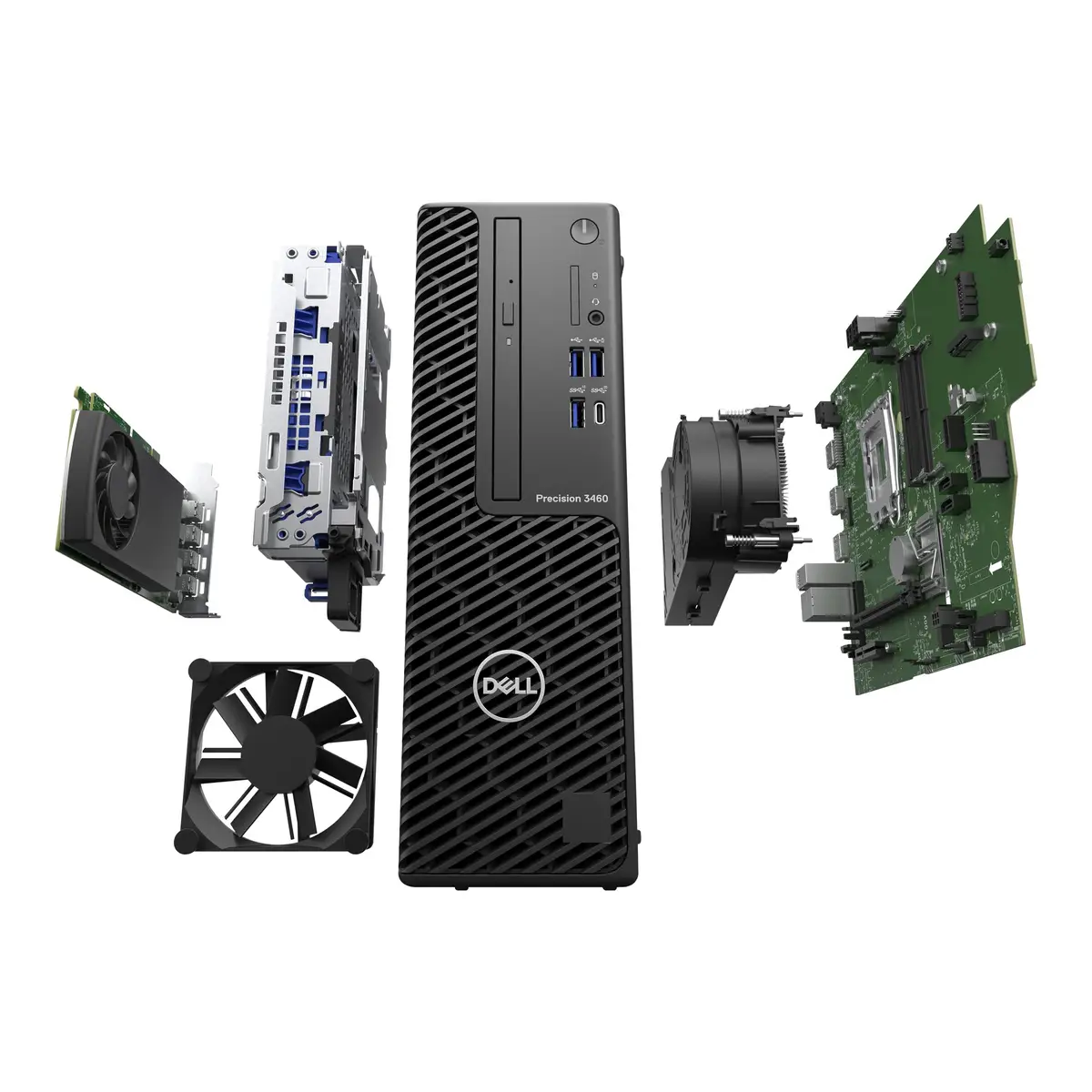 Precision 3460 SFF i7-14700 16GB 512GB NVIDIA Quadro W11P