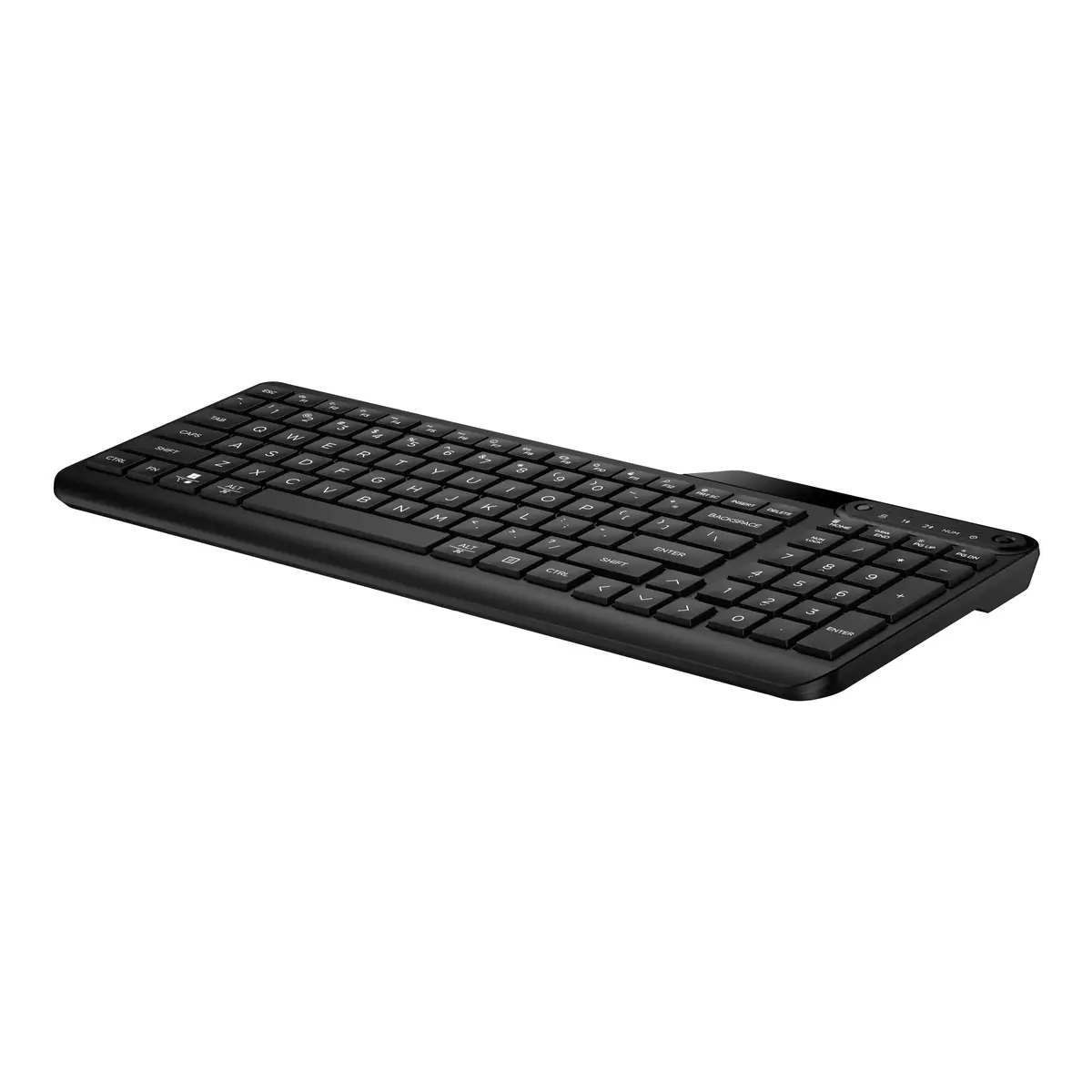 475 Dual-Mode Wireless Keyboard Schwarz Layout Deutsch