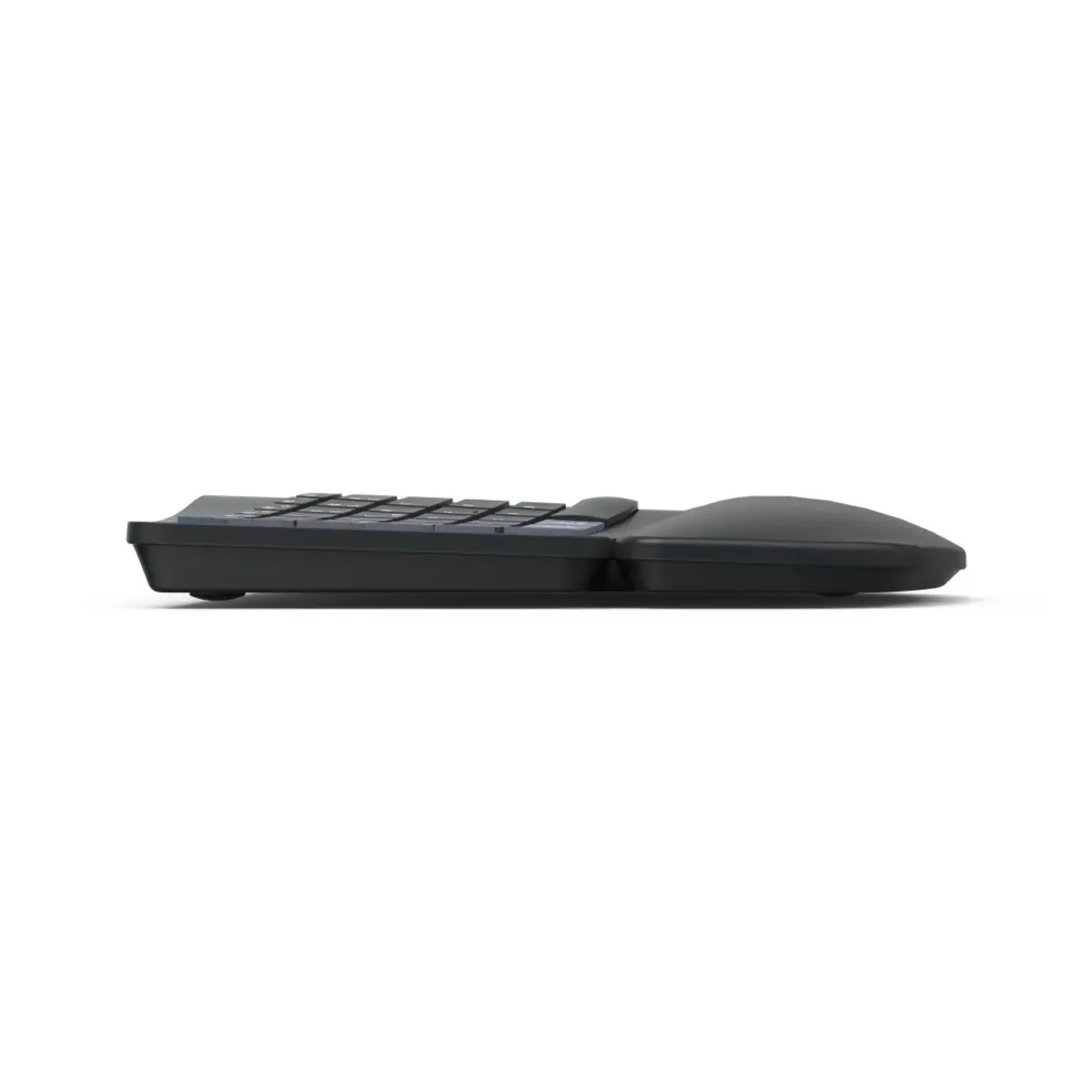 Multi-Device-Tastatur WK-900 Ergo kabellos geteilt LED SW QWERTZ