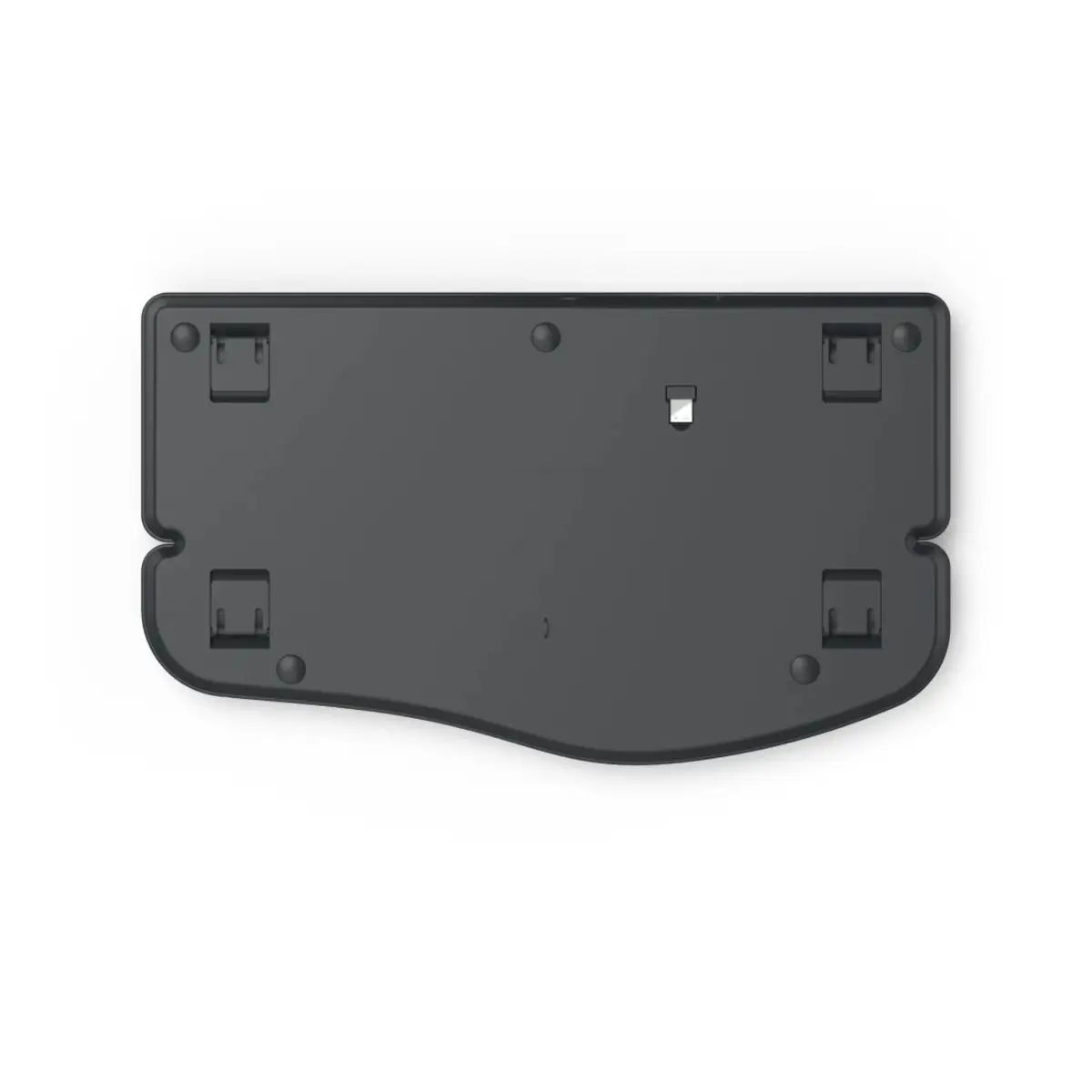 Multi-Device-Tastatur WK-900 Ergo kabellos geteilt LED SW QWERTZ