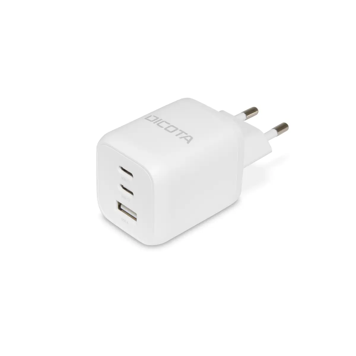 Compact 3-Port GaN Wall Charger (65W) EU white