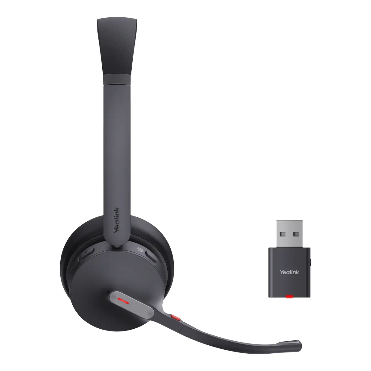WH64 Hybrid Dual Headset On-Ear DECT / Bluetooth kabellos USB-A über DECT-Adapter USB-C Zertifiziert für Microsoft Teams