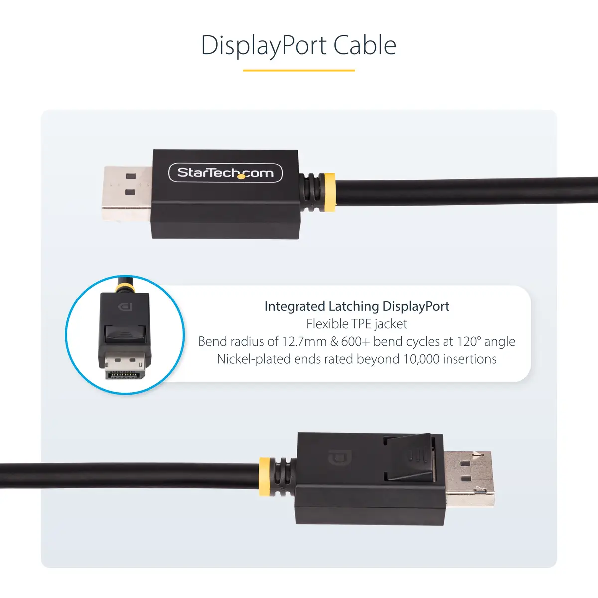 StarTech DisplayPort 2.1 Kabel Stecker/Stecker schwarz 2m
