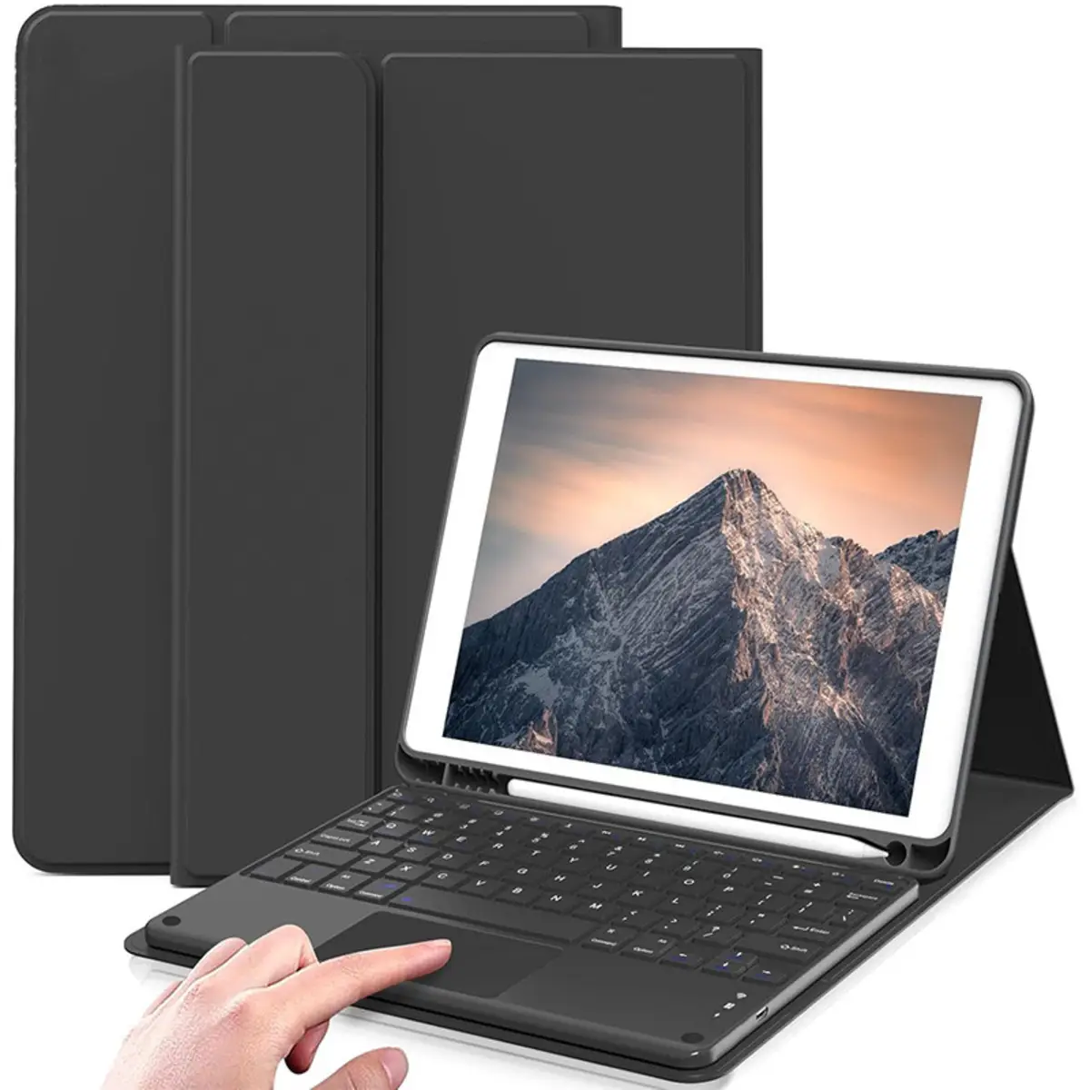 iPad Pro 12.9 6th/5th Gen iPad Air 13 2024 G10 Keyboard Case with Trackpad (Qwertz)