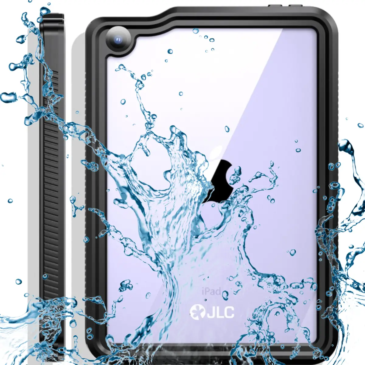JLC IP68 Wasserdichte Tasche mit 360°-Komplettschutz für Apple iPad Mini 6 21,1 cm 8,3" Schwarz