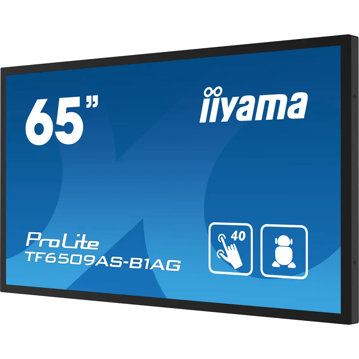 roLite TF6539AS-B1AG 163,8cm (64,5") Multi-Touch Digital Signage 3840x2160 Pixel 1200:1 435dc/m² 8ms