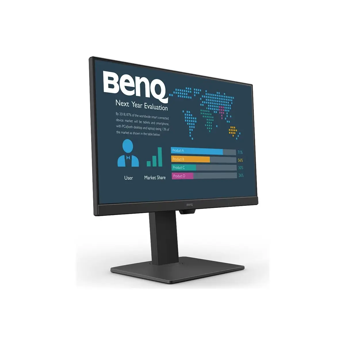 BL2786TC LED-Monitor 68,6 cm 27" 1920x1080 Full HD 1080p 100 Hz IPS 250 cd/m² 1300:1 5 ms HDMI DisplayPort USB-C Lautsprecher Schwarz