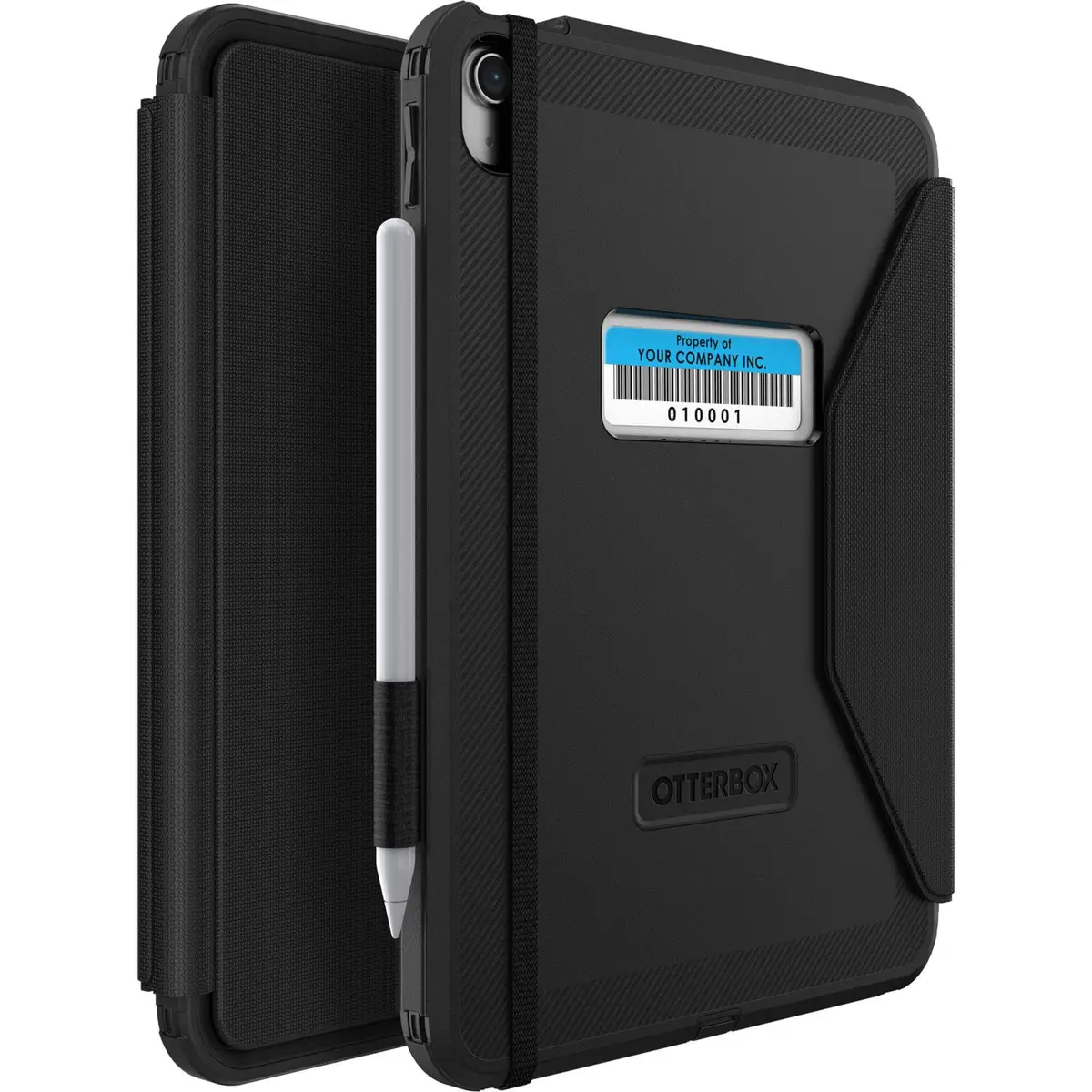 Defender Series Flip-Hülle für Tablet widerstandsfähig - Schwarz - für Apple 10.9-inch iPad (10. Generation) Tablet