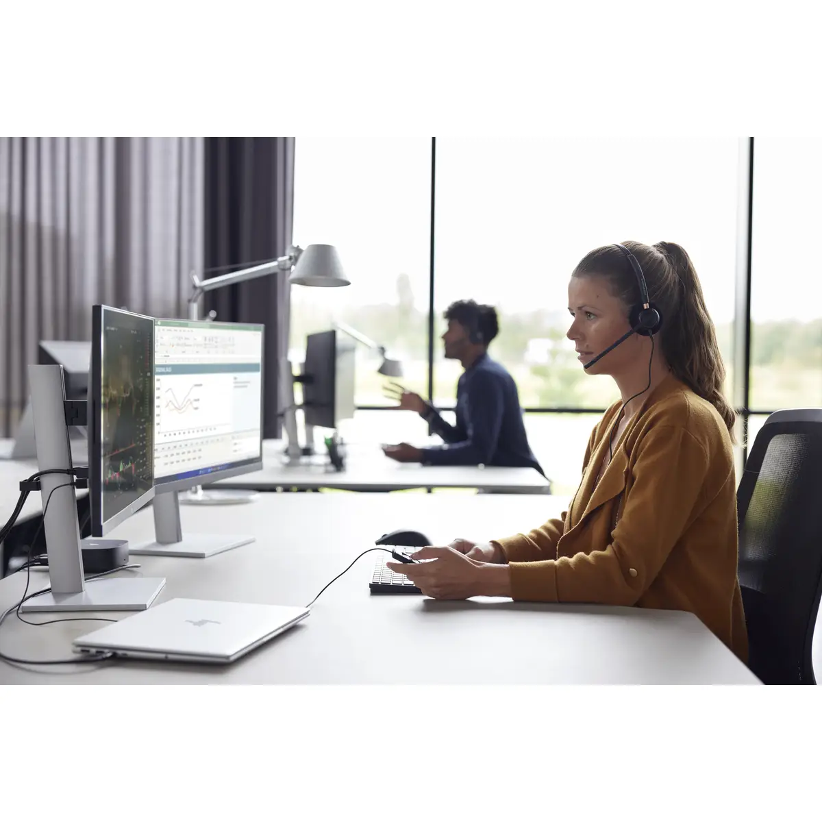 Poly EncorePro 525-M Headset On-Ear USB-A Schwarz