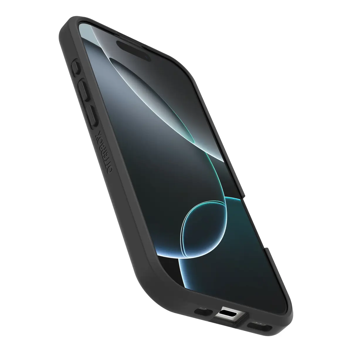 React SeriesHülle für Apple iPhone 16 Pro kompatibel mit MagSafe Black Crystal (transparent/schwarz)