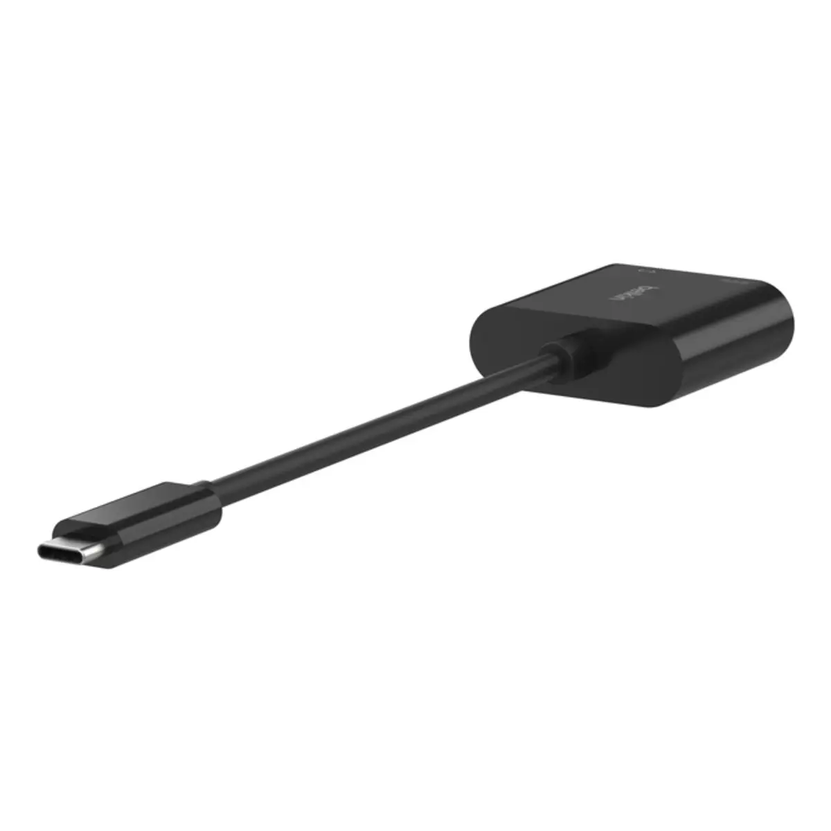 Netzwerkadapter USB-C Gigabit Ethernetx1 + USB-C (nur Spannungsversorgung) Schwarz