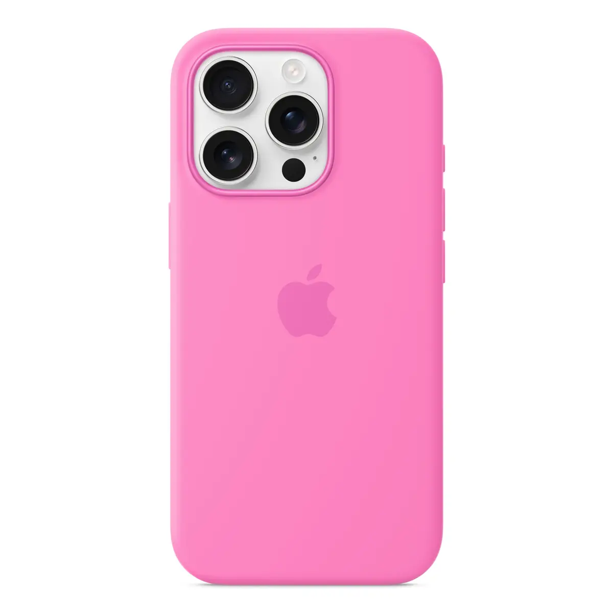 Silikon Case mit MagSafe für iPhone 16 Pro Pfingstrose