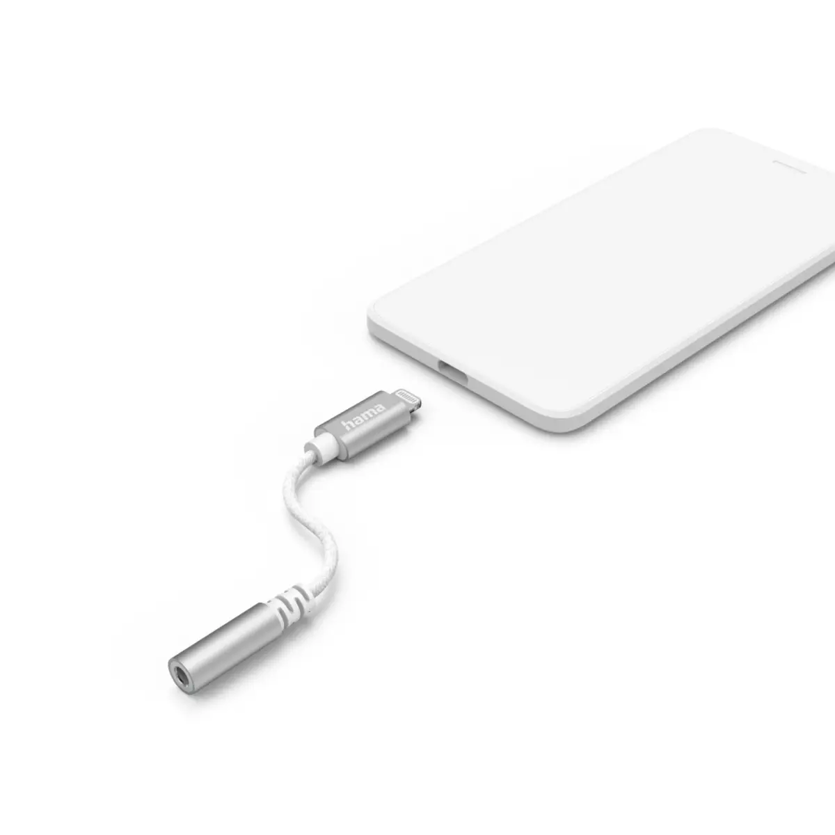 00201523 Aux-Adapter Lightning 3,5mm weiß