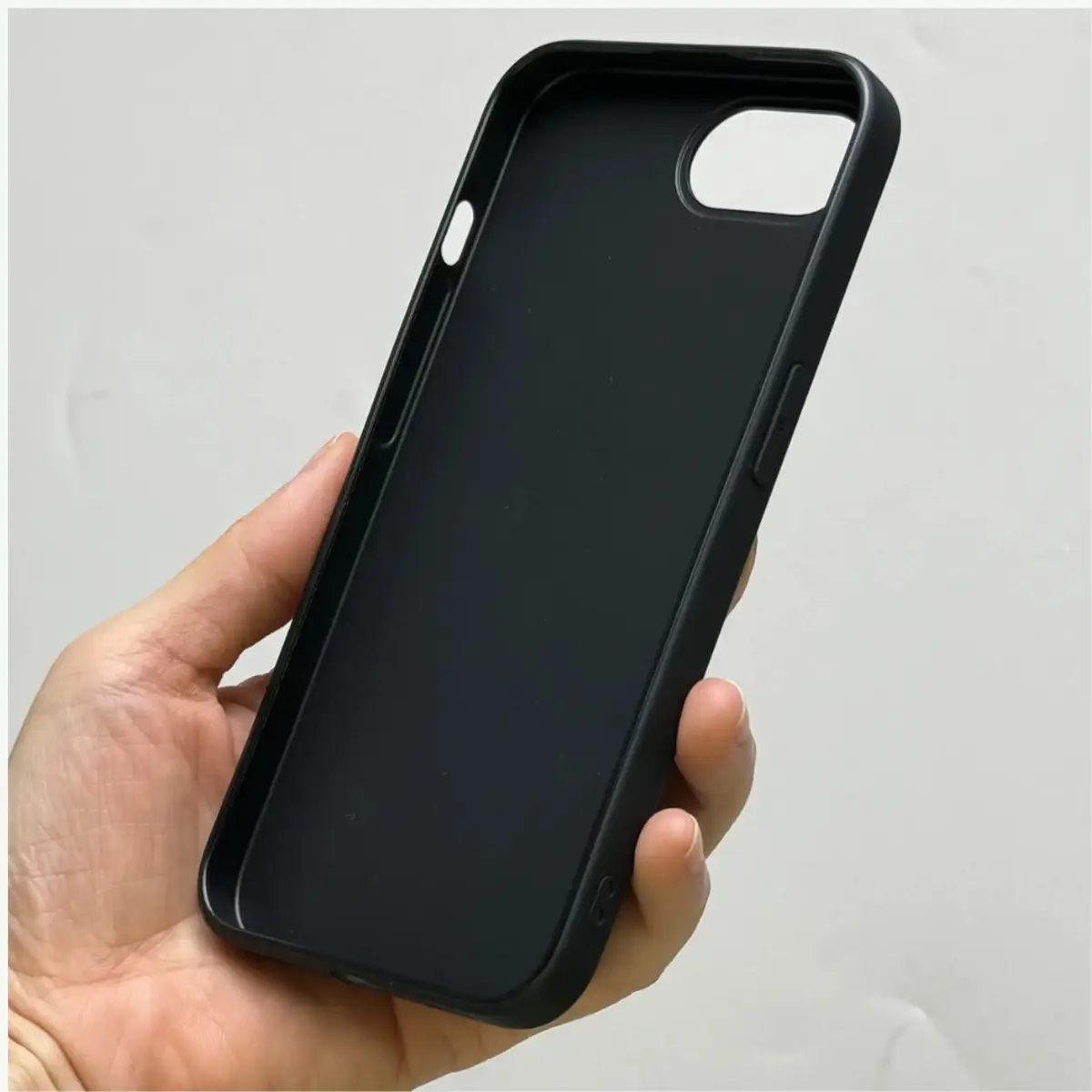 JLC Apple iPhone 16e Matte Silikon Hülle Schwarz