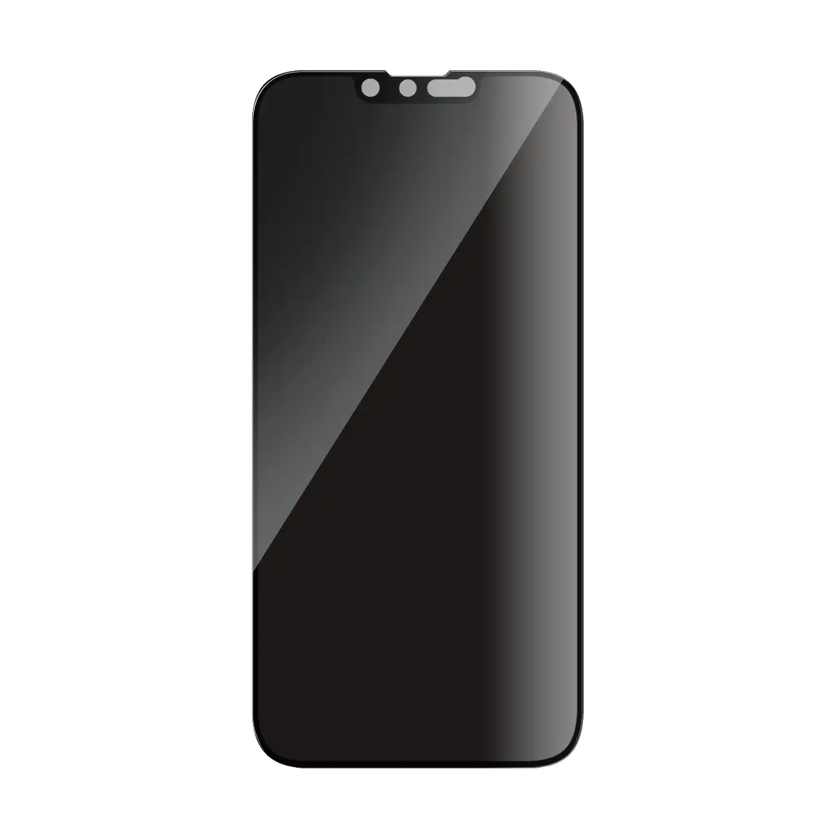 Bildschirmschutz für iPhone 13/13 Pro/14/16e Ultra-Wide Fit mit EasyAligner mit Sichtschutzfilter