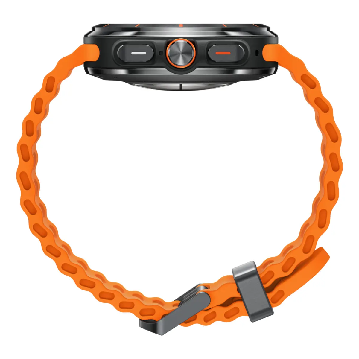Galaxy Watch Ultra Titan 3,8cm (1,5") 47mm Marineband WLAN 4G LTE Titanweiß/Orange