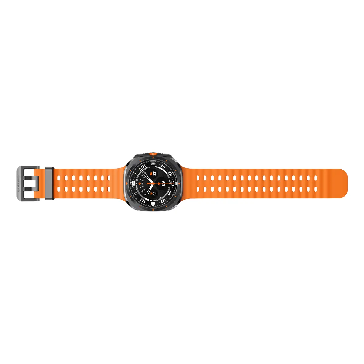 Galaxy Watch Ultra Titan 3,8cm (1,5") 47mm Marineband WLAN 4G LTE Titanweiß/Orange