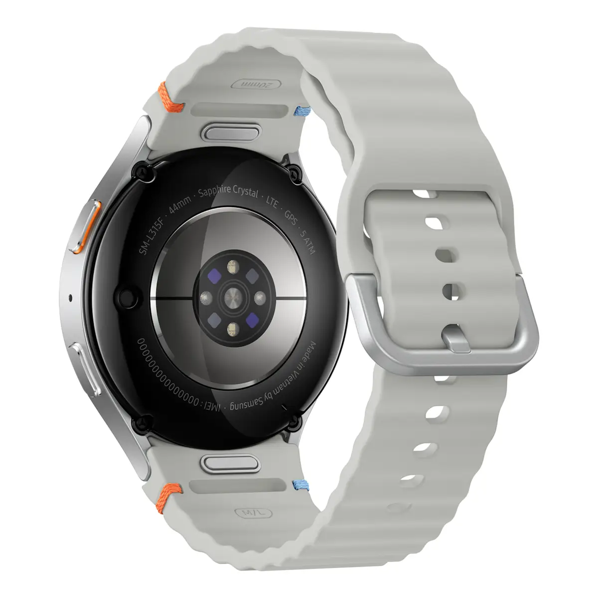 Galaxy Watch7 3,7cm (1,5") 44mm Sportband 4G LTE Silber/Silber