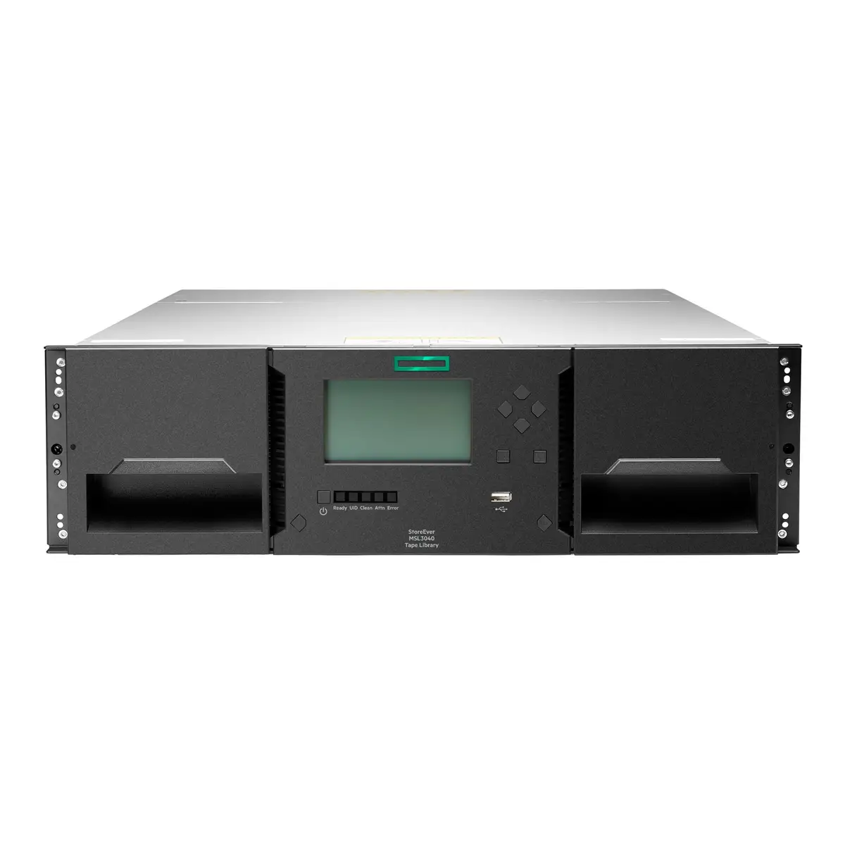 HPE StoreEver MSL3040 Bandbibliothek 720 TB/1.8 PB 40 Steckplätze LTO Ultrium (18 TB / 45 TB) x 1 Ultrium 9 SAS-3 Rack einbaufähig 3U