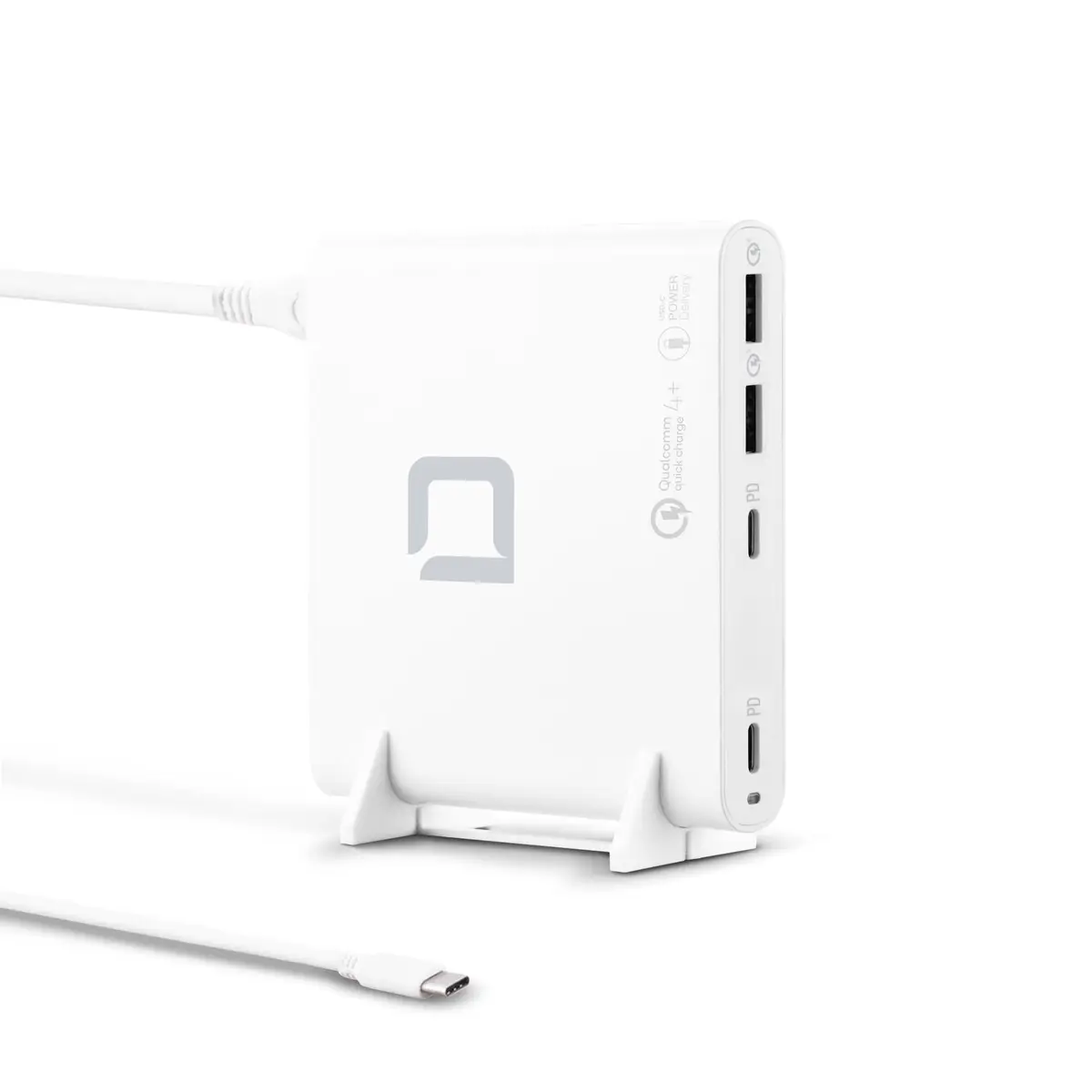 D31893 Ladegerät für Mobilgeräte Laptop, Smartphone, Tablets Weiß Schnellladung Drinnen