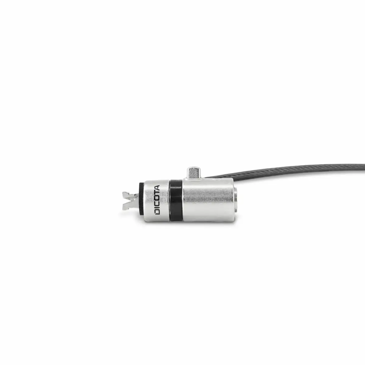 Sicherheitskabelschloss Universal Mini Silber 0,3m