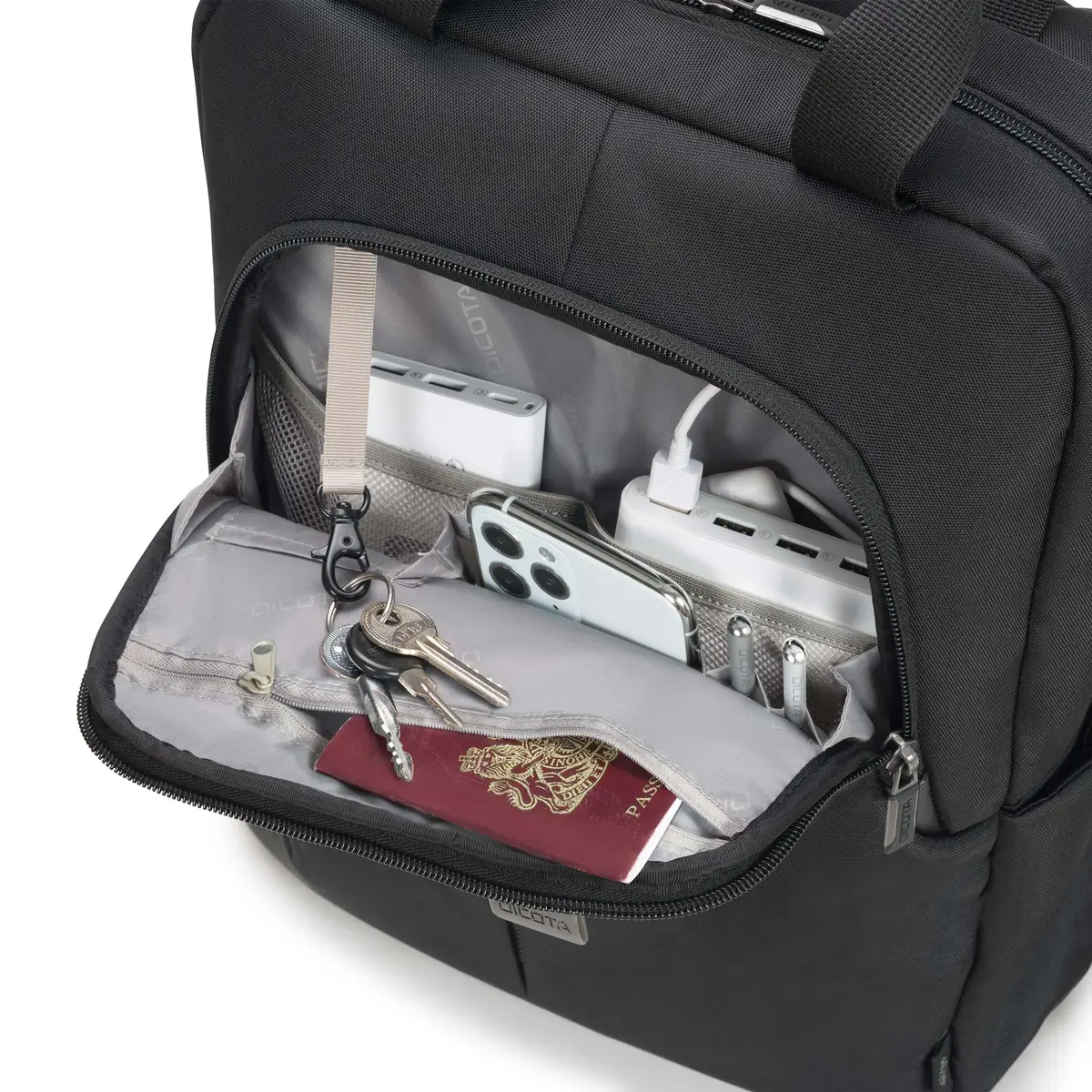 Eco Slim PRO Backpack für 35,8cm (14,1") Notebooks Schwarz