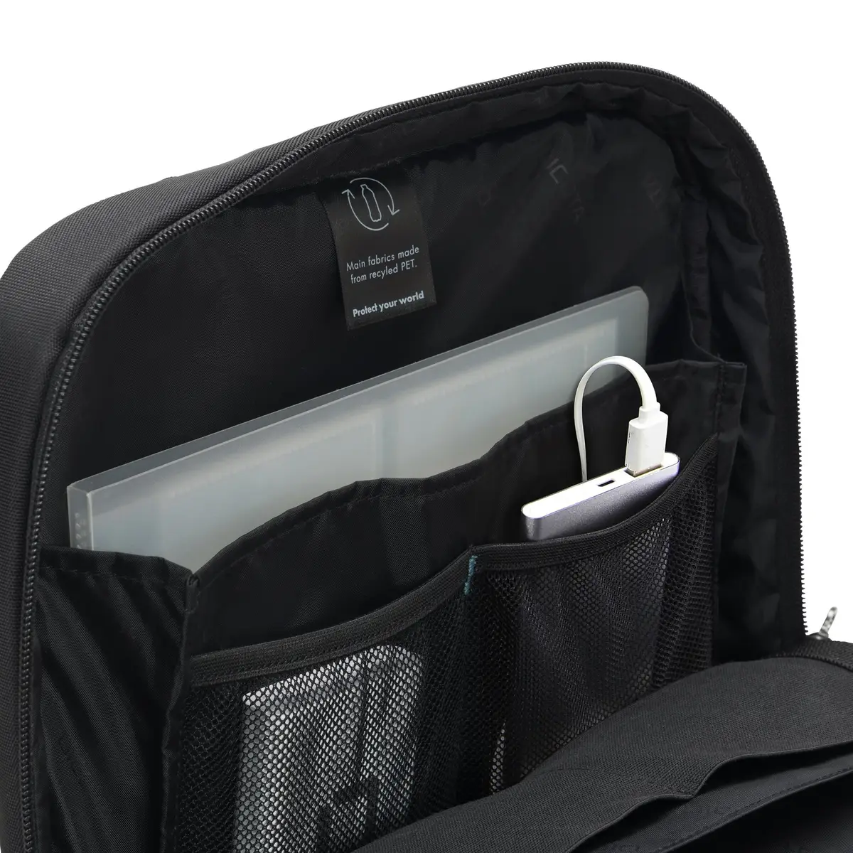 Eco Slim PRO Backpack für 35,8cm (14,1") Notebooks Schwarz