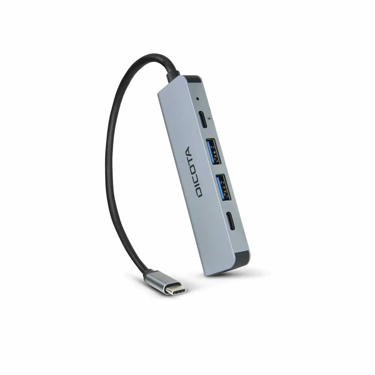 USB-C 5-in-1 Dockingstation Charging Hub 4K PD 100W Silber