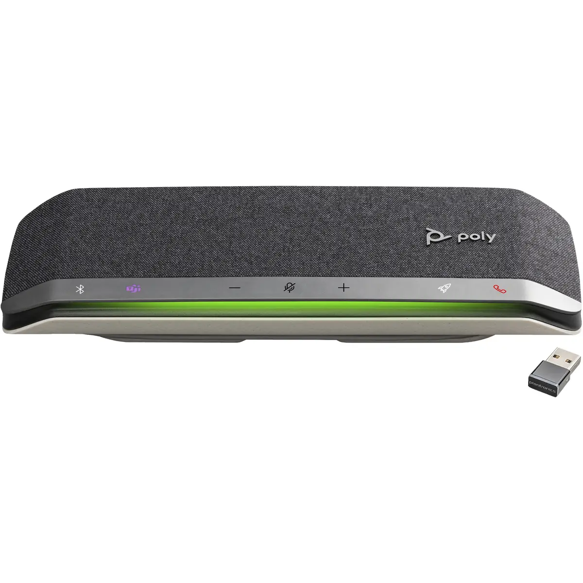 Poly Sync 40+ - Smarte Freisprecheinrichtung/Bluetooth kabellos kabelgebunden USB-A USB-C Schwarz Silber Zoom Certified