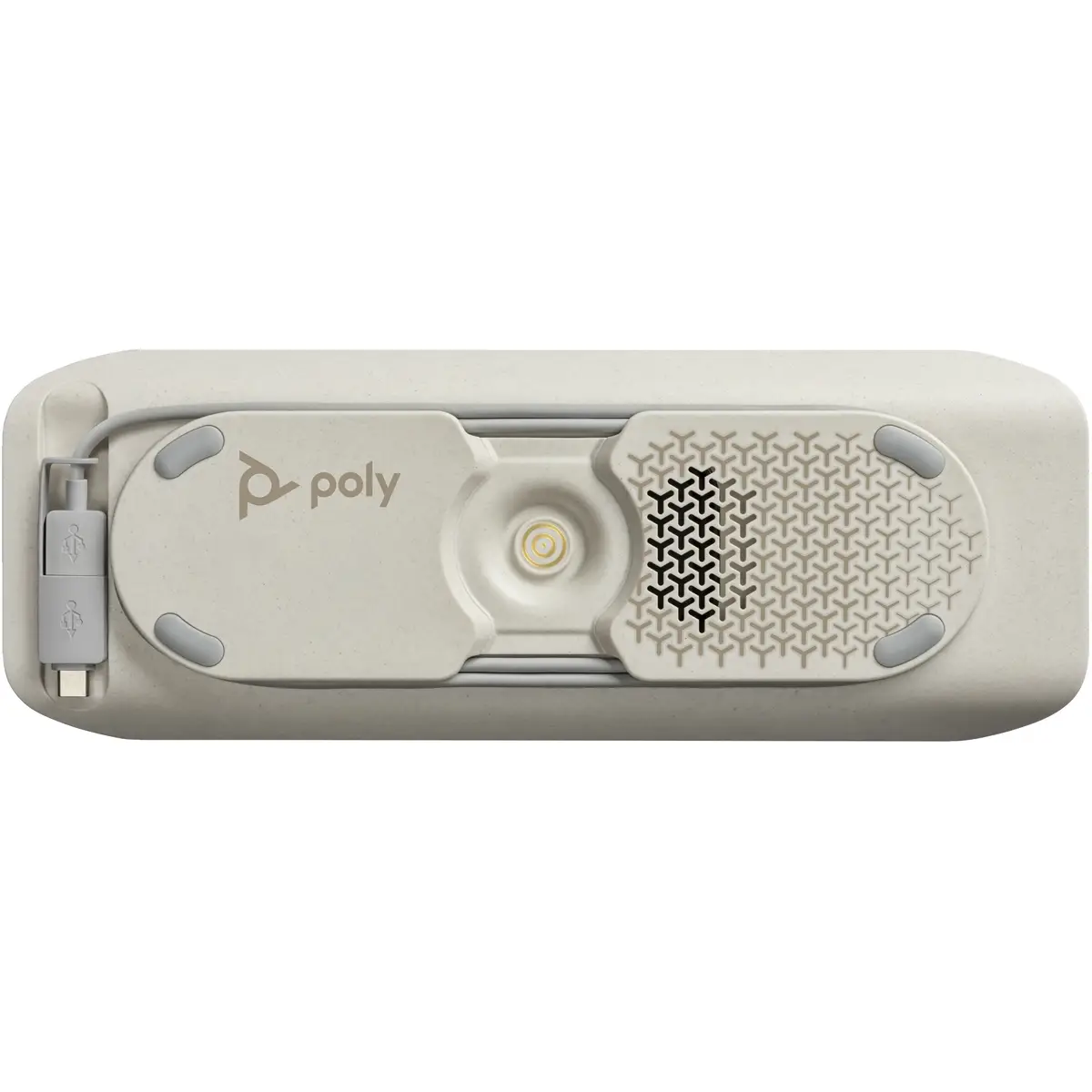 Poly Sync 40+ - Smarte Freisprecheinrichtung/Bluetooth kabellos kabelgebunden USB-A USB-C Schwarz Silber Zoom Certified