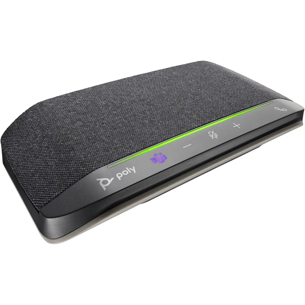 Poly Sync 10-M Freisprechtelefon kabelgebunden USB-A USB-C Silber Zertifiziert für Microsoft Teams