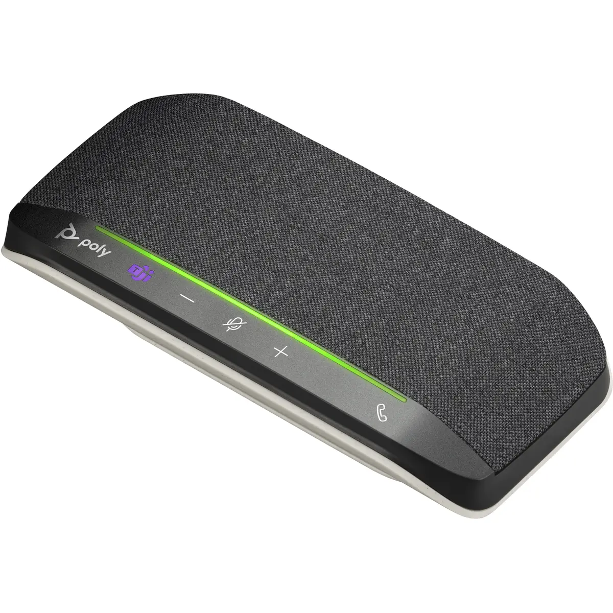 Poly Sync 10-M Freisprechtelefon kabelgebunden USB-A USB-C Silber Zertifiziert für Microsoft Teams