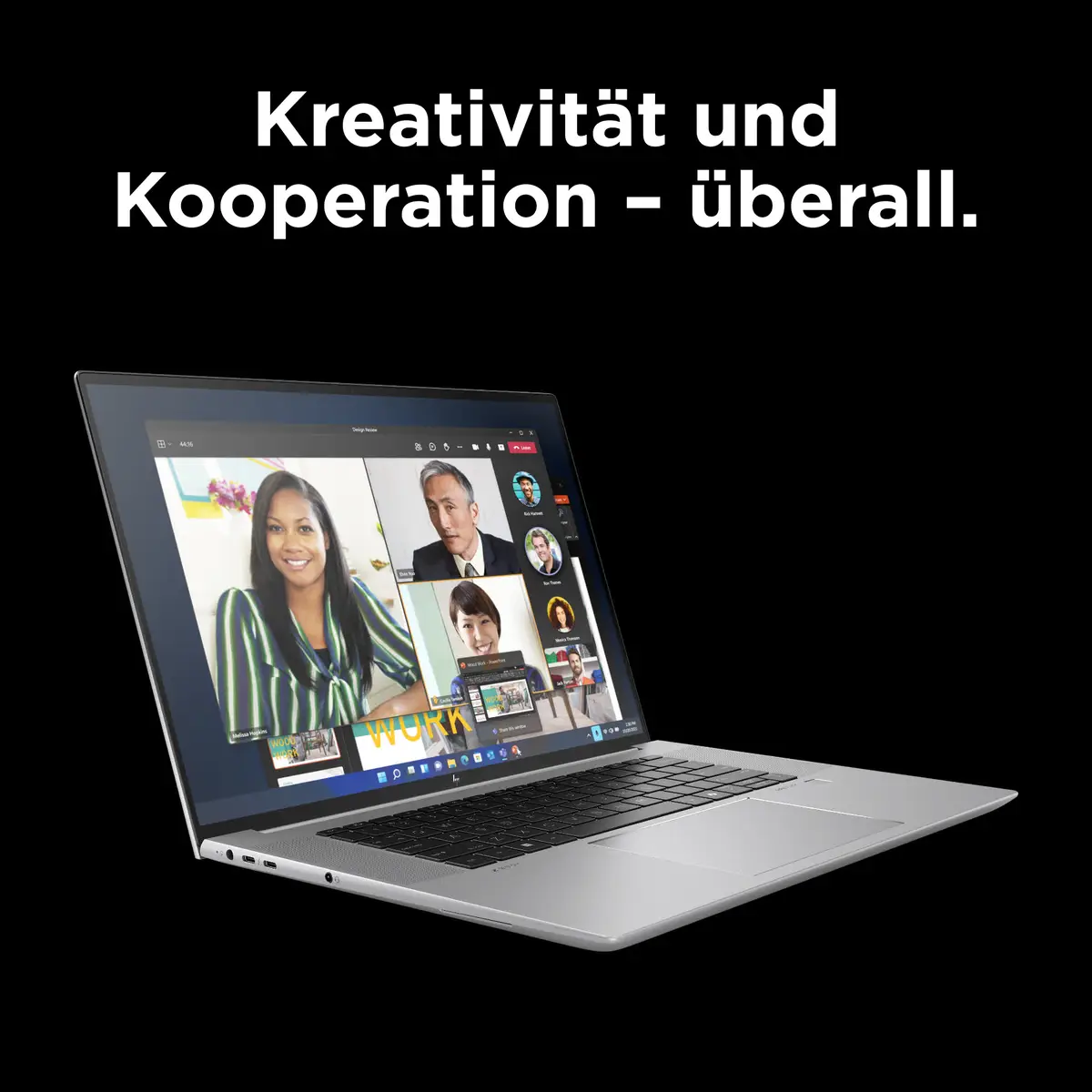 ZBook Studio G11, Intel Core Ultra 9, 40,6 cm (16"), 3840 x 2400 Pixel, 32 GB, 1 TB, Windows 11 Pro