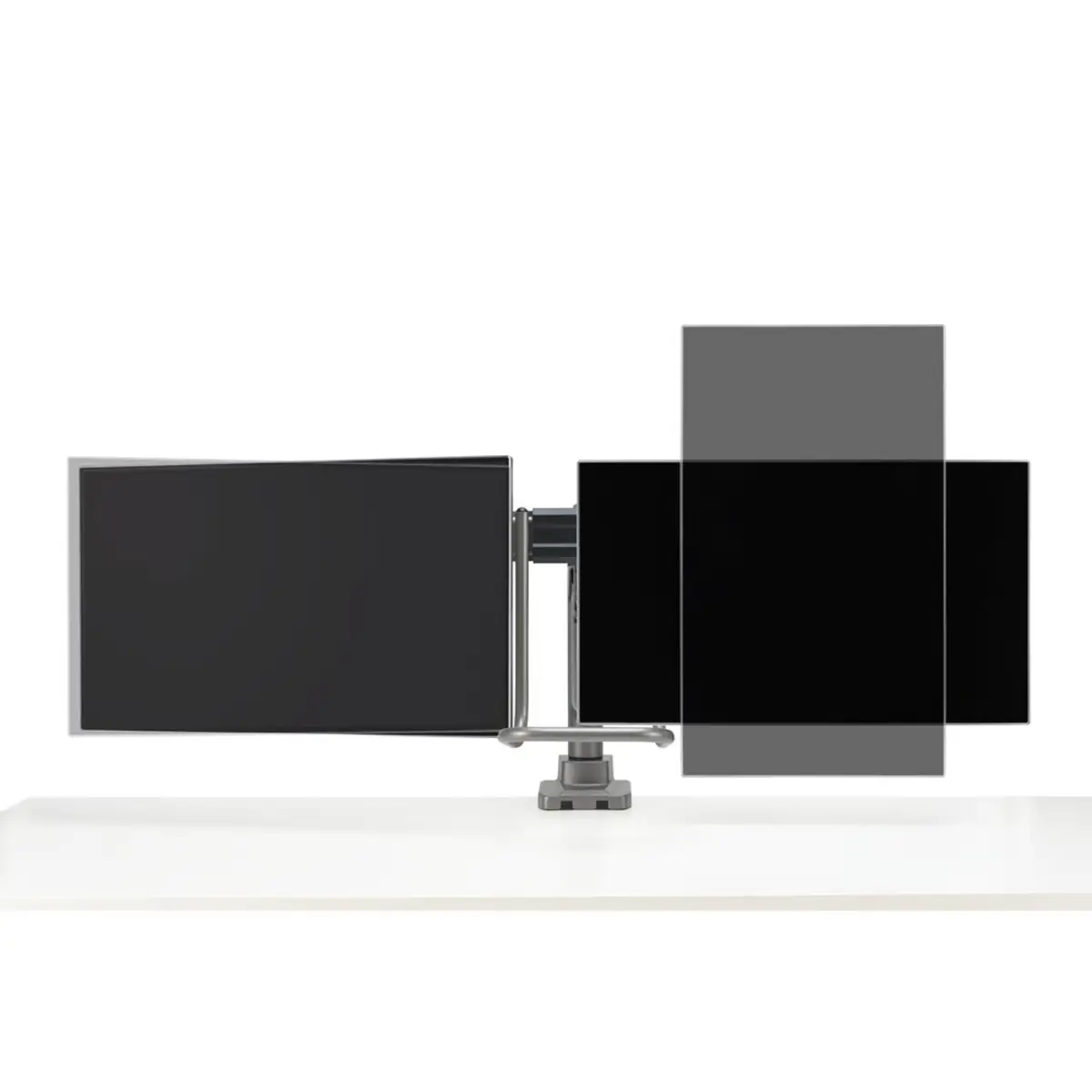 SmartFit Tischmontage für 2 Monitore