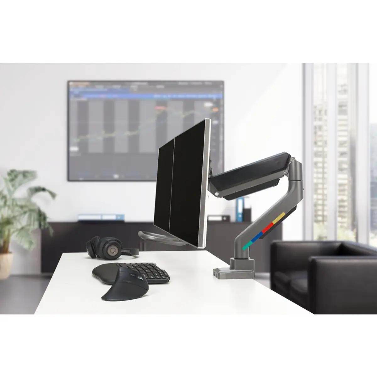 SmartFit Tischmontage für 2 Monitore