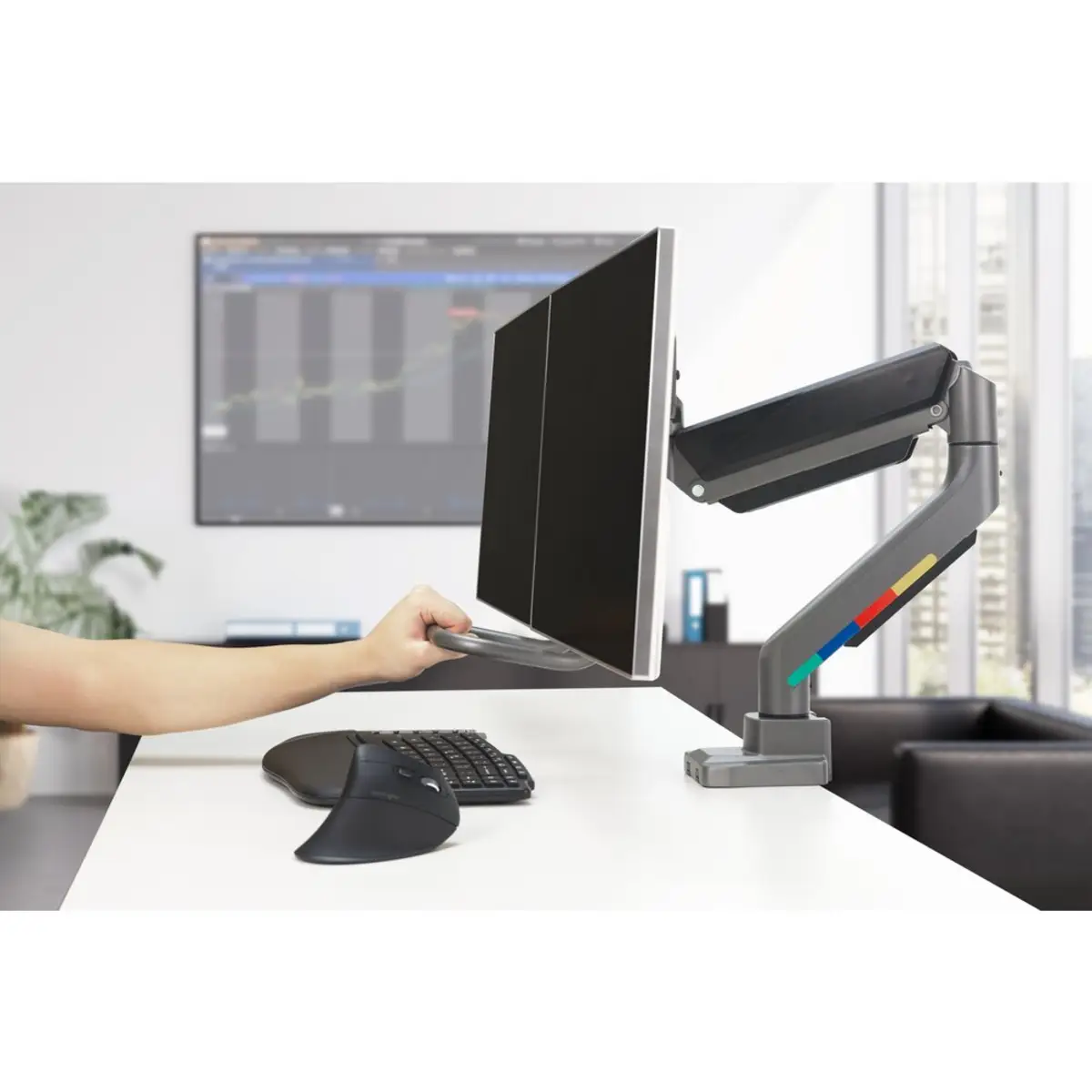 SmartFit Tischmontage für 2 Monitore